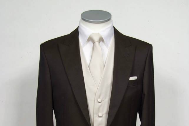 Slim fit navy morning suit