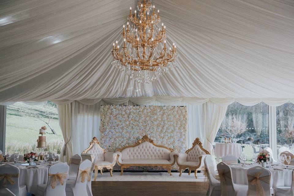 Asian Wedding in The Orchard Marquee