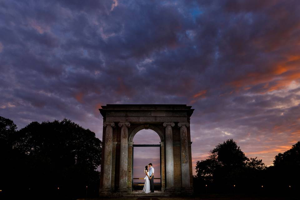 Tendring Hall Estate Portico