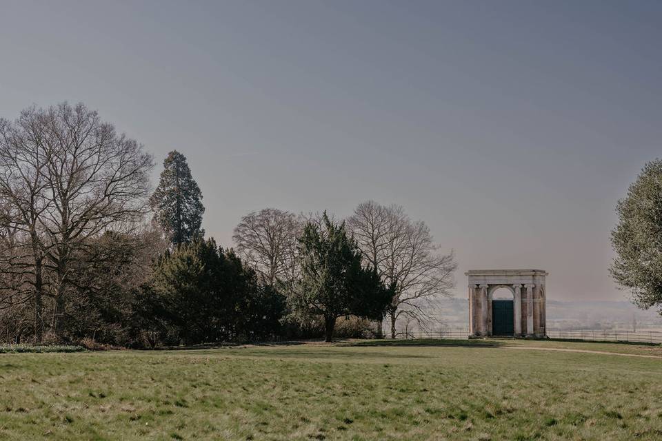 Tendring Hall Estate Portico