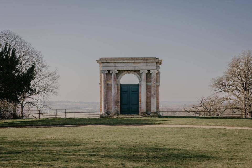Tendring Hall Estate Portico