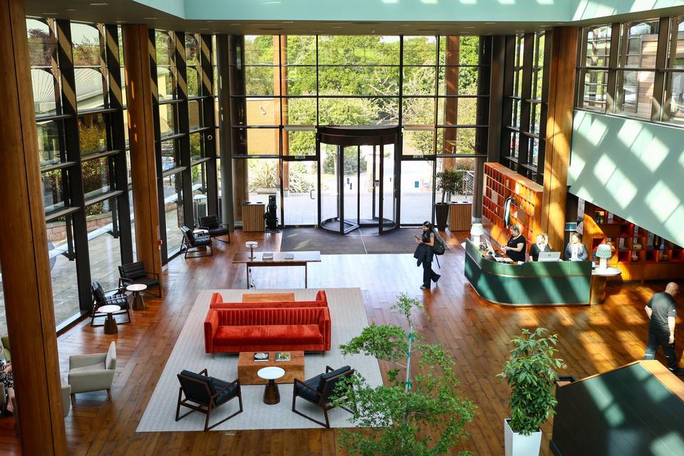 Lobby lounge seating