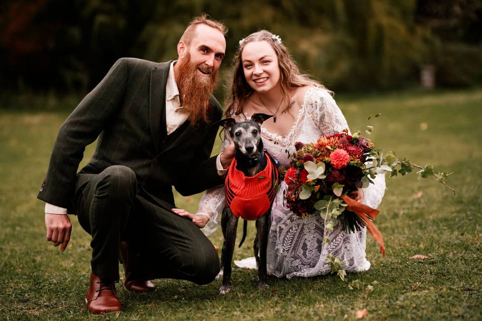 Flora & her pawrents