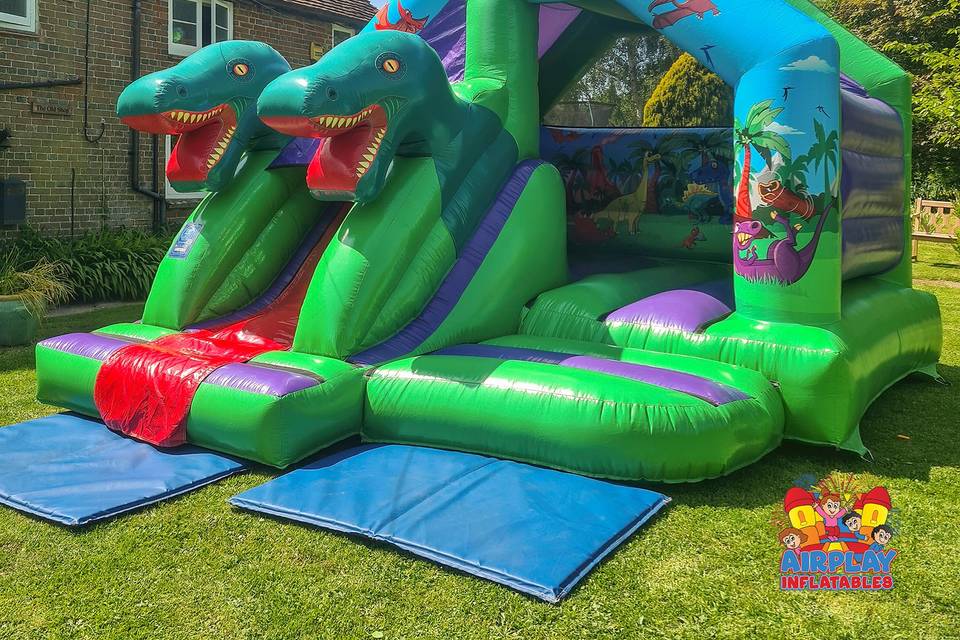 Dinosaur bouncy castle