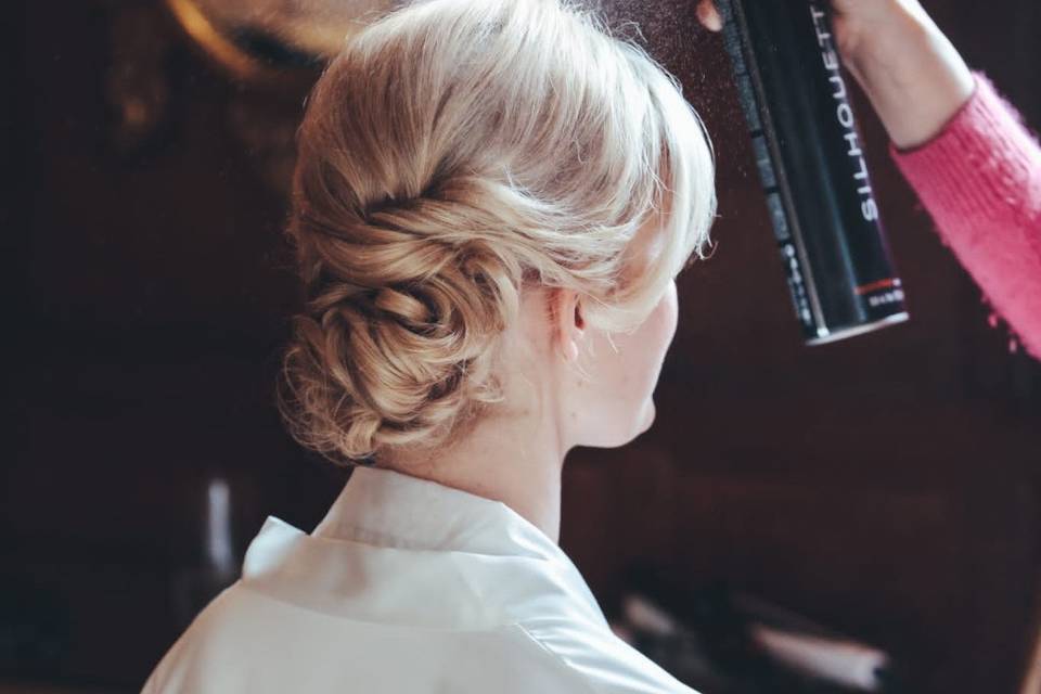 Bridal classy hair