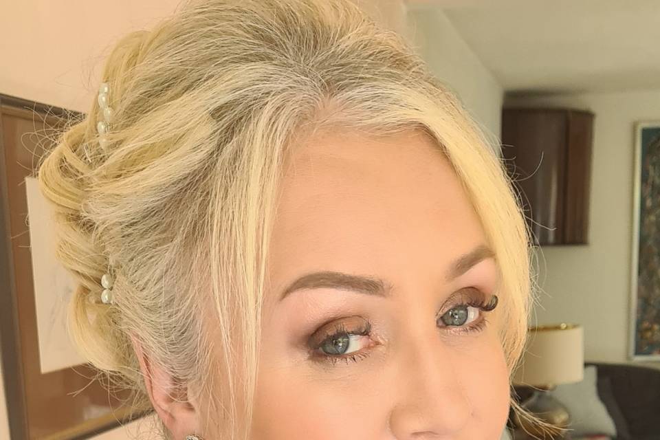 Older bridal makeup