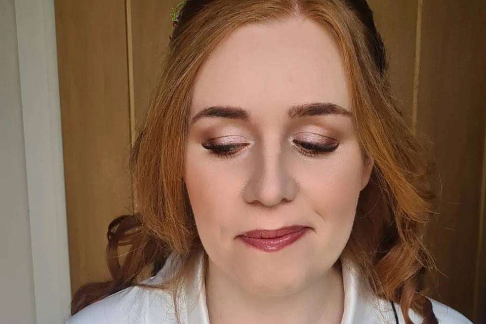 Bridal natural makeup