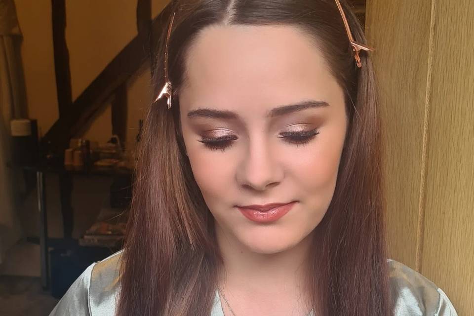 Bridesmaids makeup