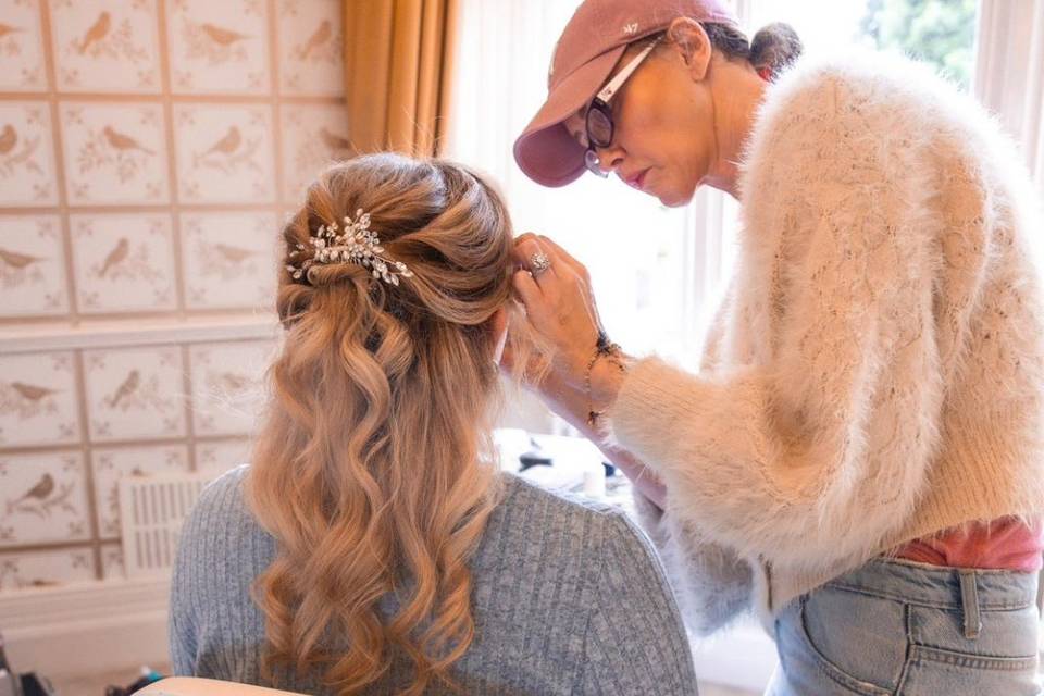 Bridal hair and makeup