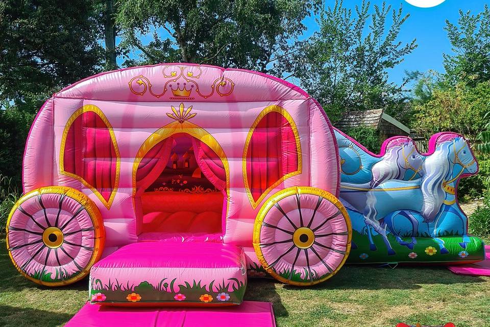 Princess bouncy castle combo