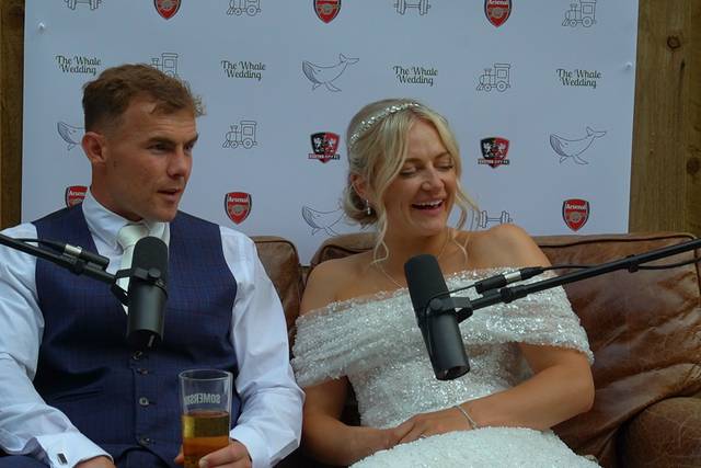 Bride and Groom debrief