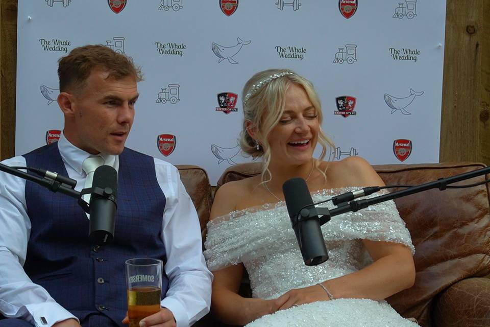 Bride and Groom debrief