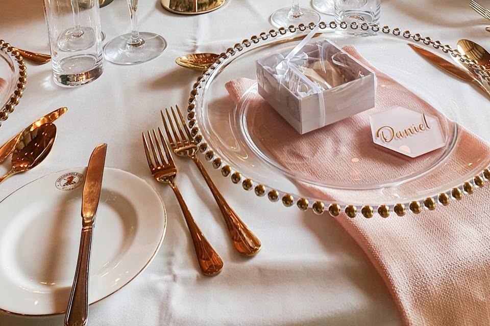 Blush Centrepieces