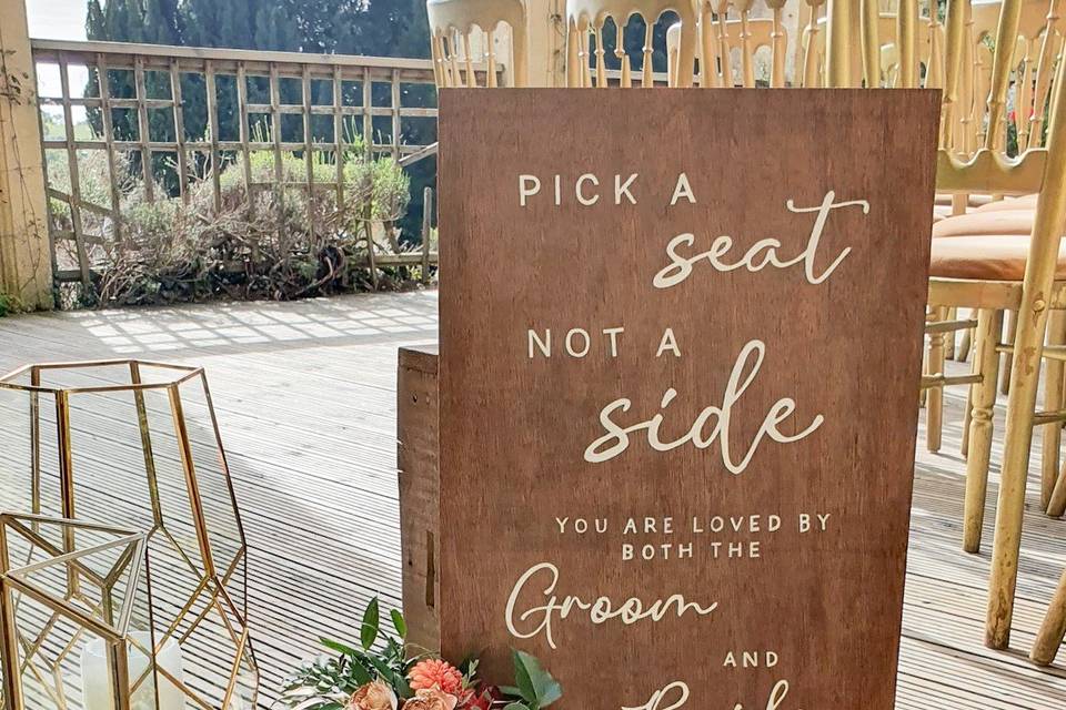 Pick a Seat not a Side