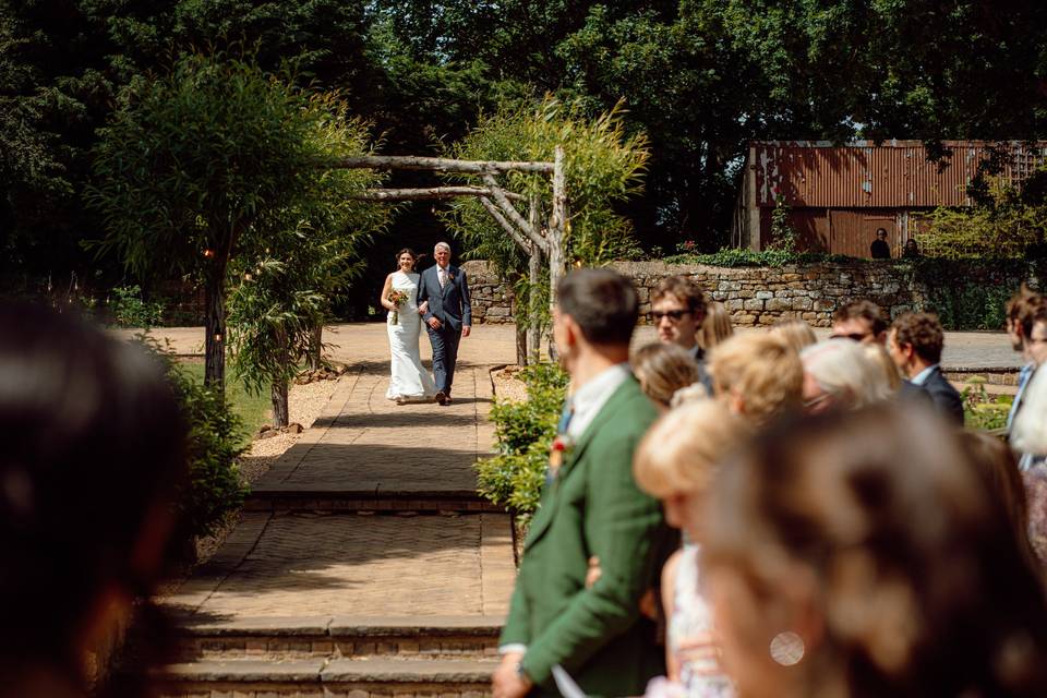 The Paddock - outdoor ceremony