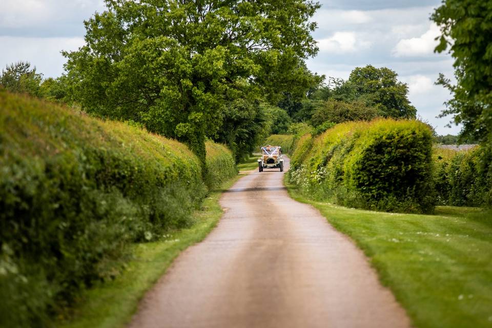 The driveway