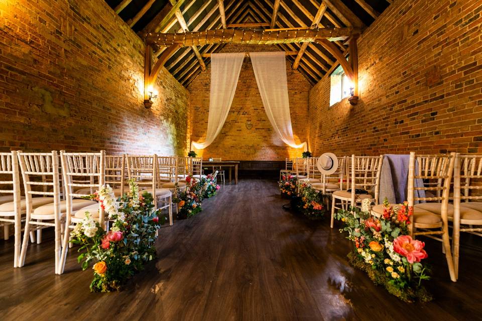 Dovecote Barn ceremony