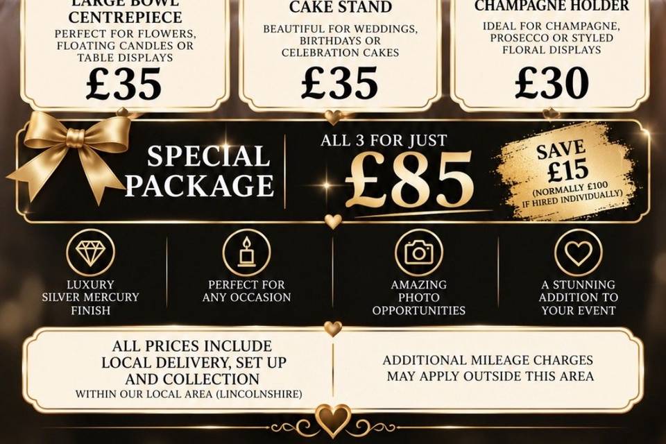 Cake stand Package