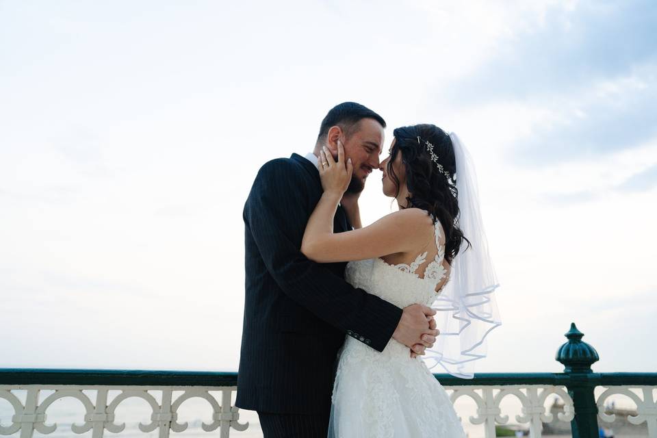 Couple on Bandstand