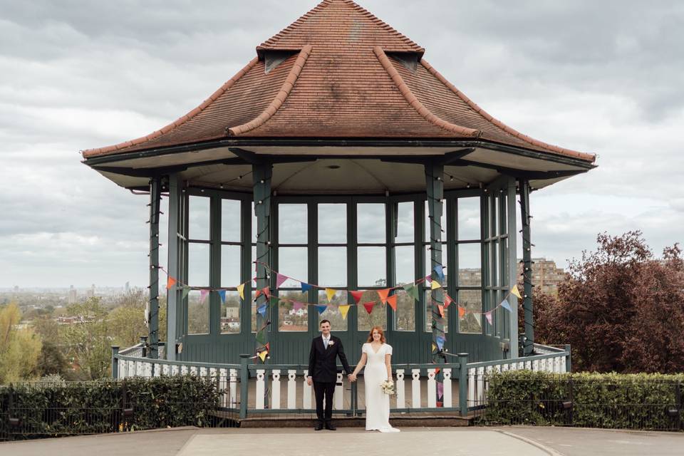 Newlywed in Horniman Museum