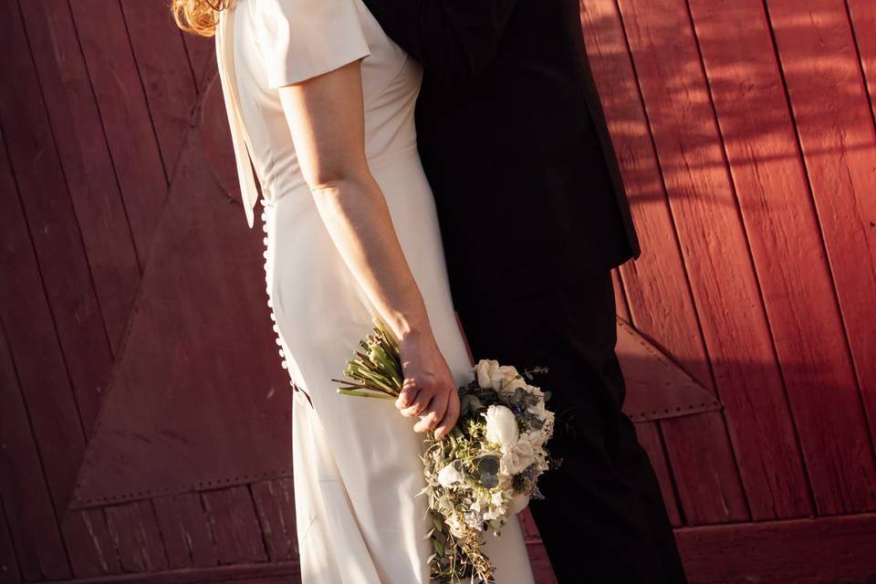 Newlyweds in love