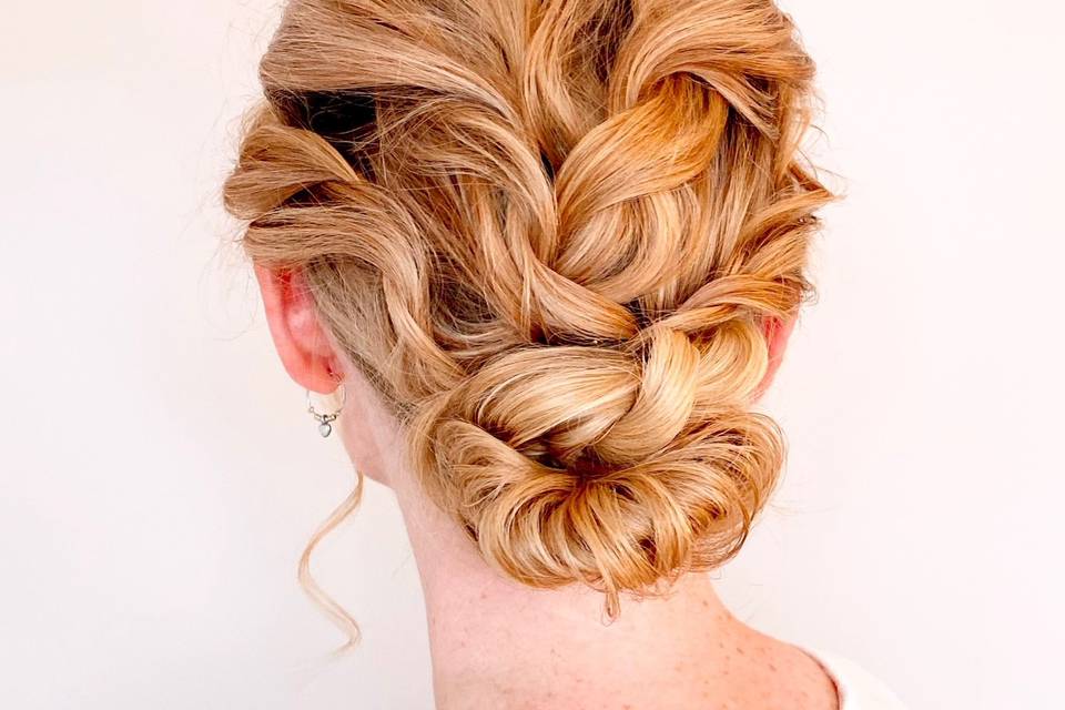 Twisted updo