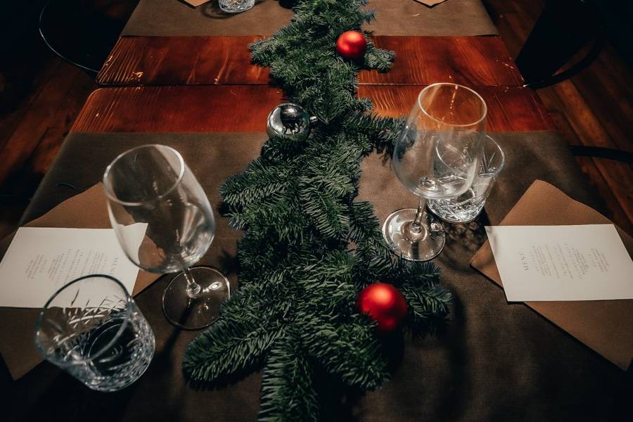 Christmas table