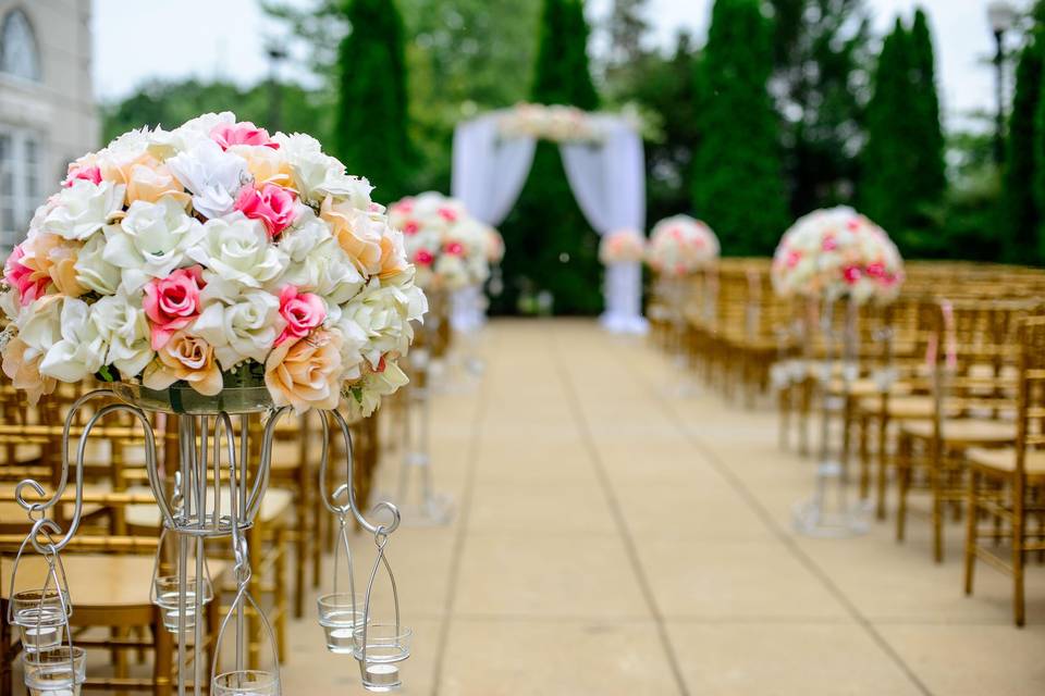 Decorated venue