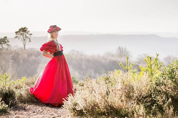 Vintage Red Gown