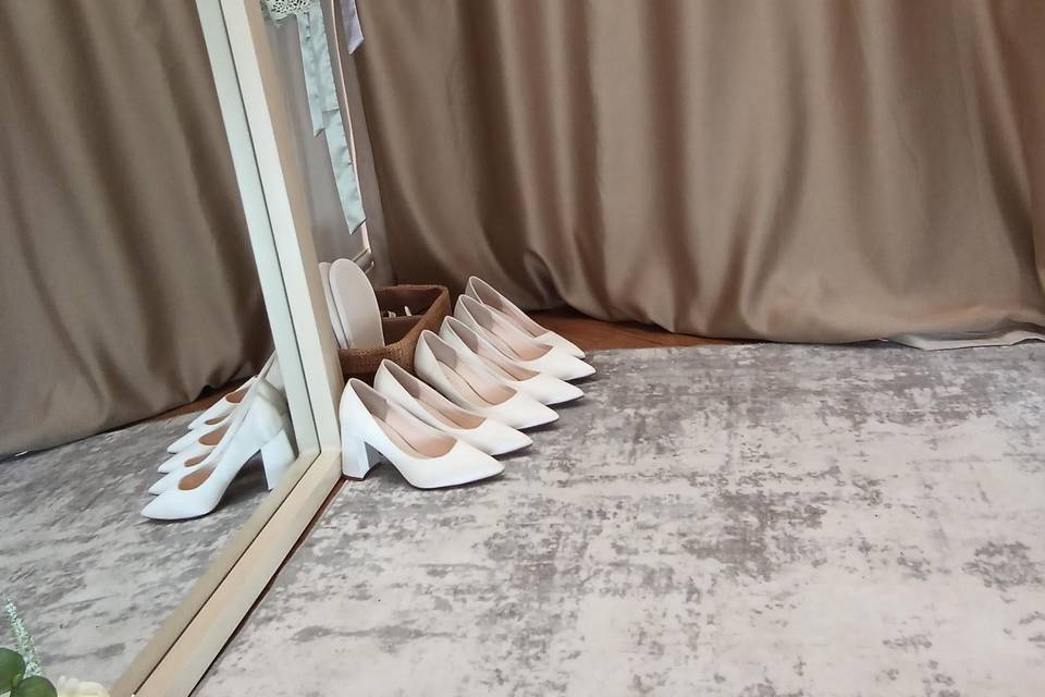 Inside changing room
