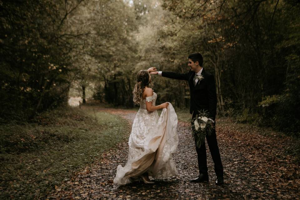 Woodland wedding