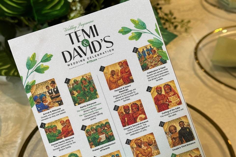 Menu Card