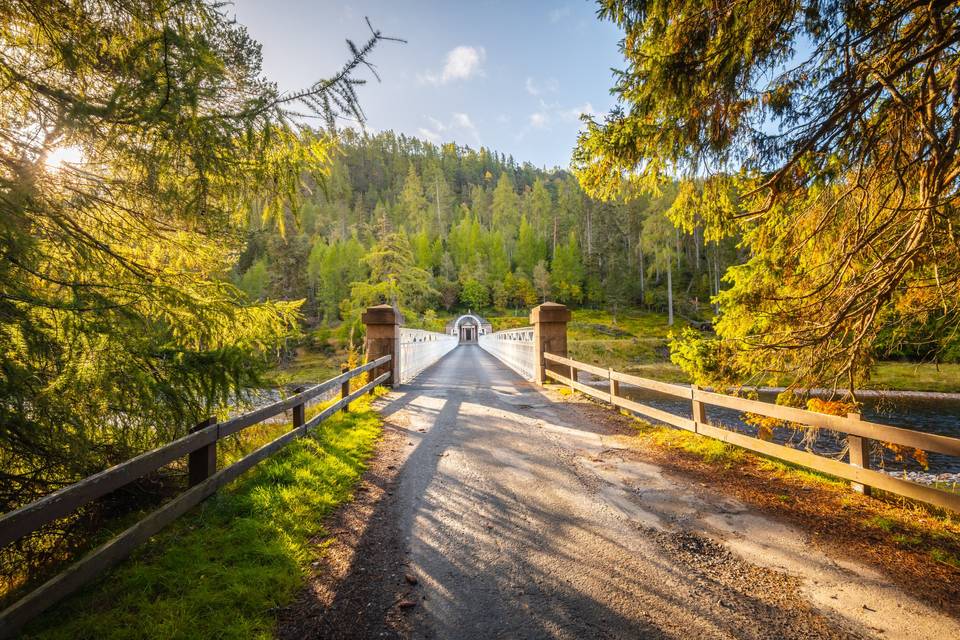 Mar Lodge arrival bridge