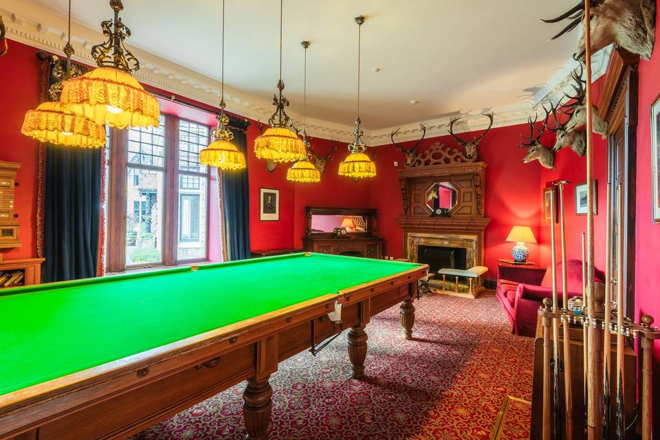 Billiards room