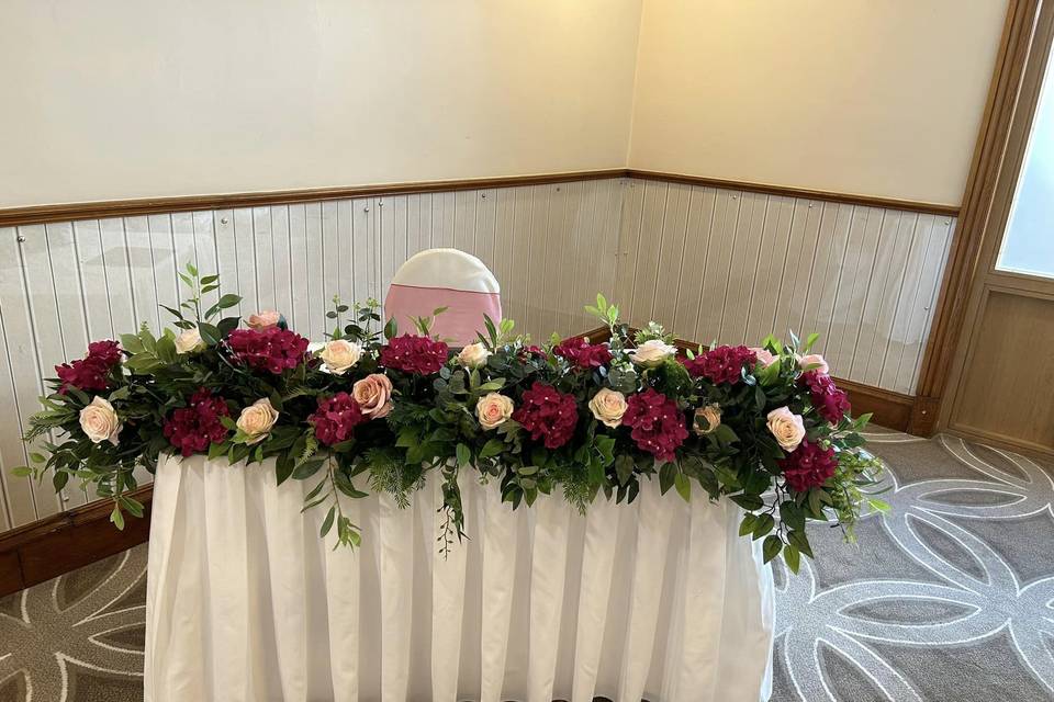 Ceremony Table Decor