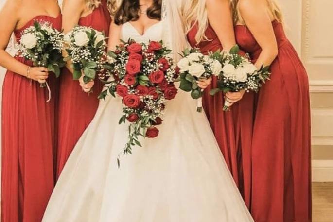 Bride & Bridesmaid Bouquets