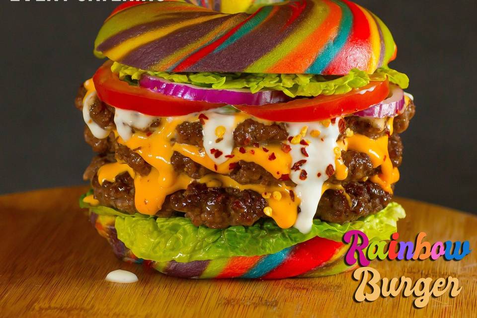 Rainbow Burger