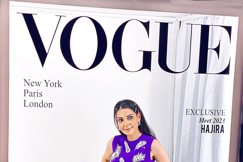 Vogue Magazine Cover Booth