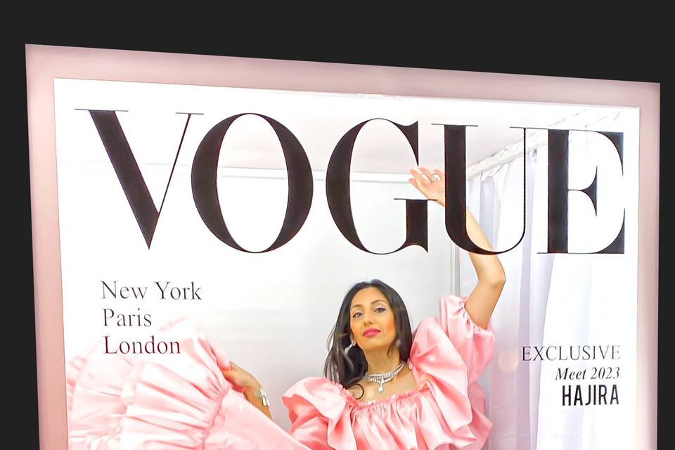 Vogue Magazine Cover Booth