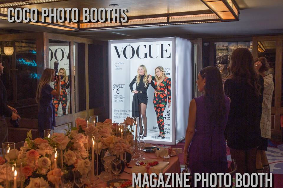 Vogue Magazine Cover Booth