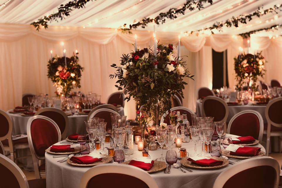 Winter Marquee Wedding