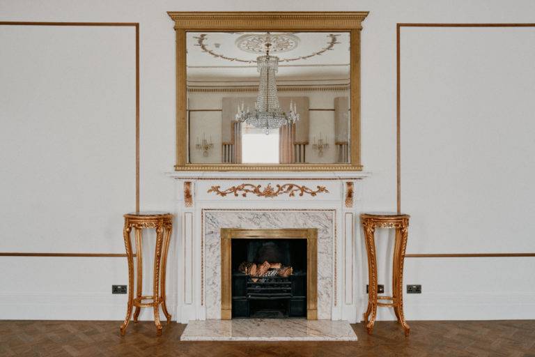 Fireplace ballroom