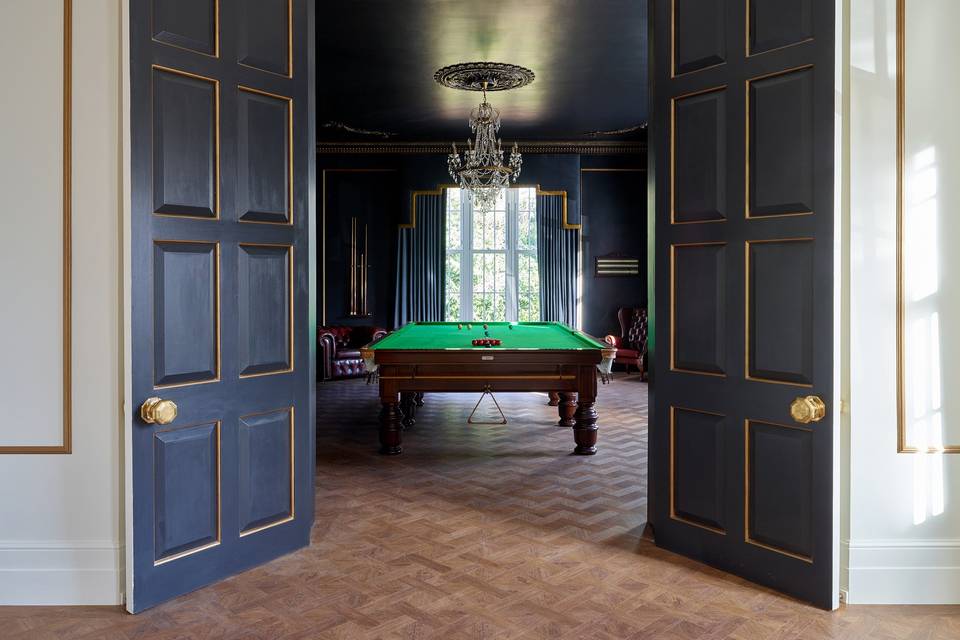 Billiard room