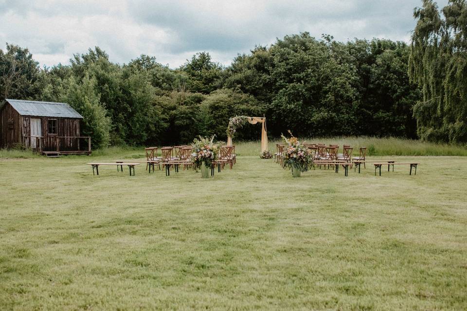 11 acres of landscape