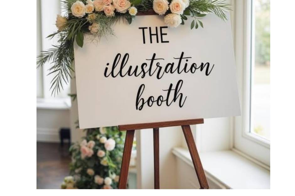 The Illustration Booth sign