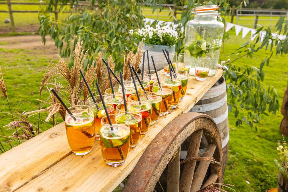 Pimms reception