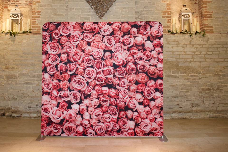 'Rose Wall' backdrop