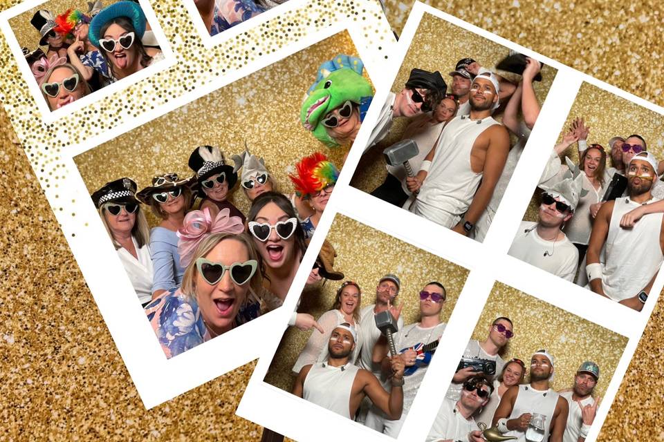 Golden Shimmer Backdrop