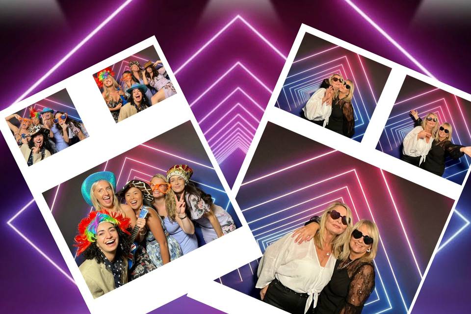 Neon Nights Backdrop