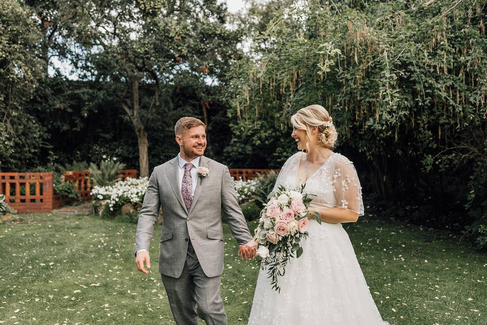 Couple in the garden